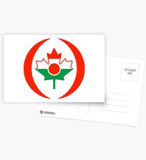 Niger Canadian Multinational Patriot Flag Series Postcards