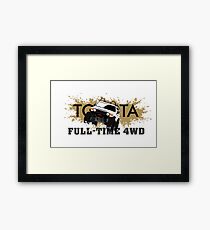 FJ FULL TIME 4WD Framed Print