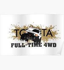 FJ FULL TIME 4WD Poster