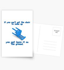 alantutorial - the blue chair Postcards