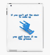 alantutorial - the blue chair iPad Case/Skin