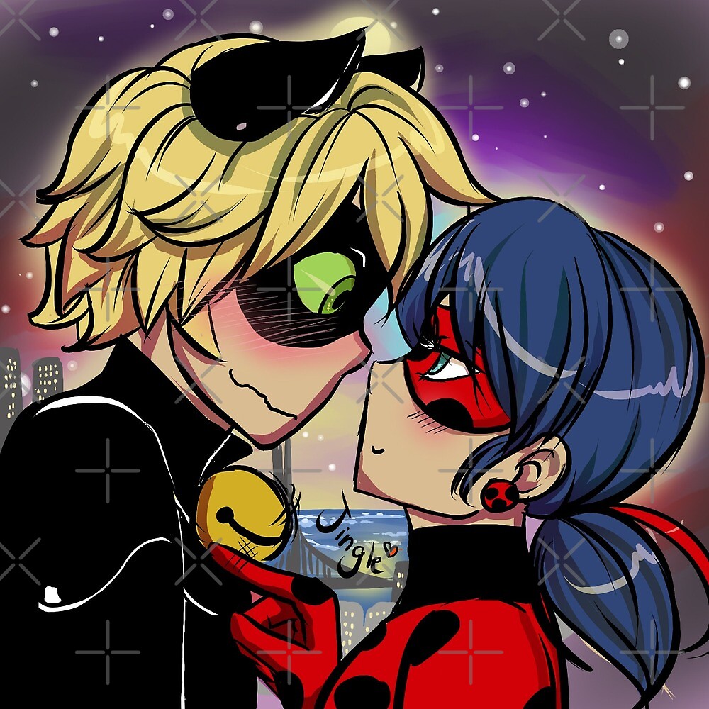 Ladybug And Chat Noir By Ro Draws Redbubble