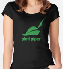 PIED PIPER Women's Fitted Scoop T-Shirt