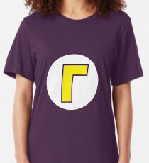 Waluigi Symbol Slim Fit T-Shirt
