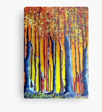 In the shadow of a poplar tree Metal Print