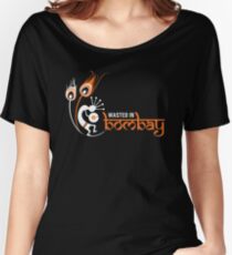 Wasted In Bombay - Orange Logo Promo Women's Relaxed Fit T-Shirt