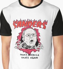 Bernie Sanders - Make America Skate Again Graphic T-Shirt