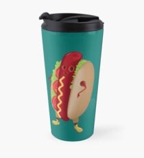 Happy Hotdog Travel Mug