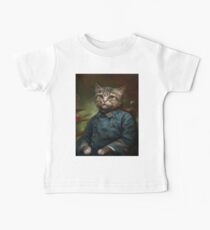 The Hermitage Court Confectioner Apprentice Cat Baby Tee