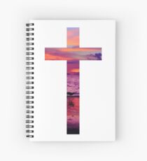 Christian Cross Spiral Notebook