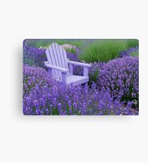 Lienzo Ven y siéntate entre Lavanda