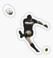 Rugby Goal Kick Illustration Sticker