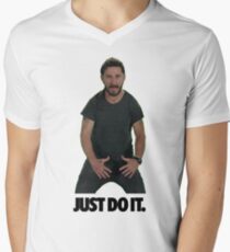 Shia LaBeouf Just Do It Men's V-Neck T-Shirt