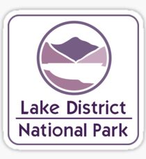 Lake District National Park Sign, England, UK Sticker