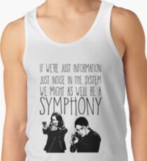 Root and Shaw - Symphonie - Person von Interesse Tanktop für Männer