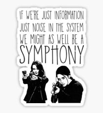 Root and Shaw - Symphony - Person of interest Sticker