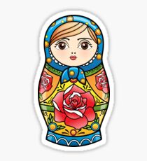 russian nesting doll Sticker