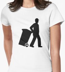 Garbage man Women's Fitted T-Shirt