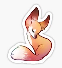 Sleek Little Fox Sticker