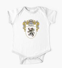 Hughes Coat of Arms/Family Crest One Piece - Short Sleeve
