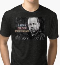 Fin Tutuola from Law and Order svu Tri-blend T-Shirt