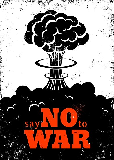 Image result for NO WAR"