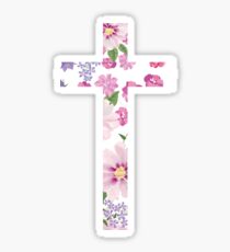 Christliches Kreuz Sticker