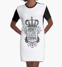 In A Crown - Deluxe Edition Graphic T-Shirt Dress