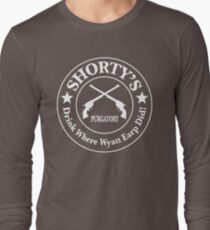 Shorty's Saloon from Wynonna Earp in white Long Sleeve T-Shirt
