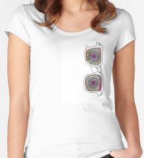Trippy Shades Women's Fitted Scoop T-Shirt