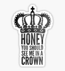 In A Crown Sticker