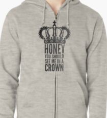 In A Crown Zipped Hoodie