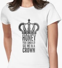 In A Crown Women's Fitted T-Shirt
