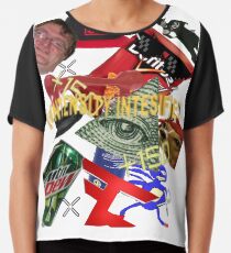 MLG SWEG SHIRT Chiffon Top