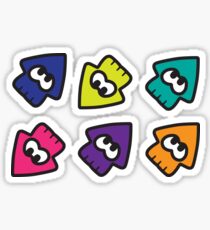 Splatoon-style Squids Sticker