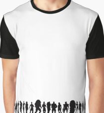 mass effect character silhouettes Graphic T-Shirt