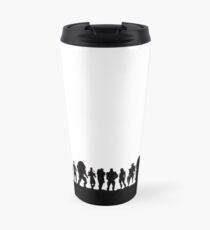 mass effect character silhouettes Travel Mug