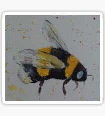 Bumble bee in flight Sticker