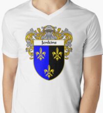 Jenkins Coat of Arms/Family Crest Men's V-Neck T-Shirt