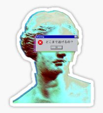 Vaporwave Blinded Sticker