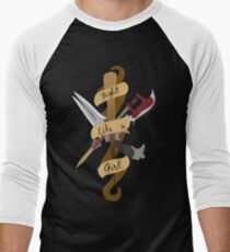Fight Like A Girl Men's Baseball Âľ T-Shirt