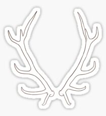 Antlers brooo Sticker