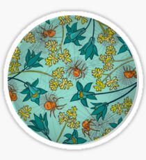 Alpine-Columbine bloom Pattern Sticker