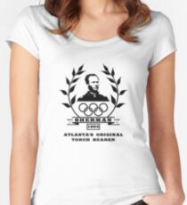 General Sherman - Atlanta’s Original Torch Bearer Women's Fitted Scoop T-Shirt