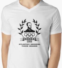 General Sherman - Atlanta’s Original Torch Bearer Men's V-Neck T-Shirt