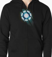 Arc Reactor T-shirt Design Zipped Hoodie