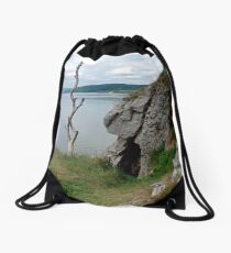 A Secret Viewpoint Drawstring Bag