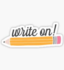 Écrire sur! Sticker