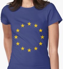 The Flag of Europe Women's Fitted T-Shirt