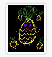 Mummy Pineapple and Her Babies Sticker